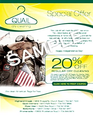 Quail July 4th email sample Quail July 4th email sample